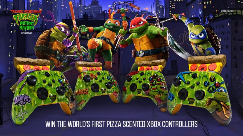Microsoft выпустит геймпады для Xbox с запахом пиццы в стиле черепашек-ниндзя | StopGame