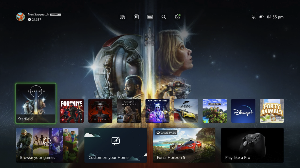Microsoft выпускает новый дизайн меню Xbox для всех пользователей