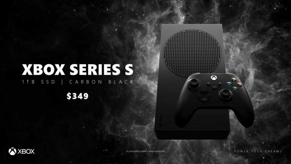 Microsoft выпускает чёрную Xbox Series S с 1 ТБ памяти
